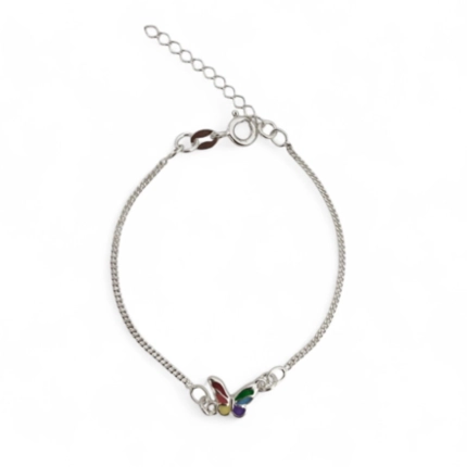PULSEIRA PB925 INF. BORBOLETA RESINA COLOR. PU-0003-04