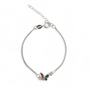 PULSEIRA PB925 INF. BORBOLETA RESINA COLOR. PU-0003-04