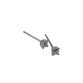 BRINCO RODINADO PR925 Z 4MM 4 GARRAS 4706 / 26894218