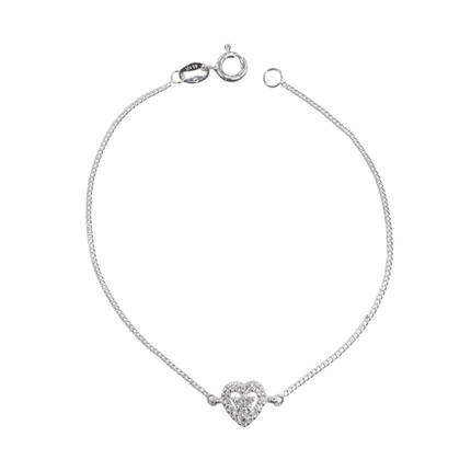 PULSEIRA PB925 GRUME COM CORAÇÃO CRAVEJADO 241478