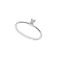 ANEL PB925 SOLITÁRIO RETANGULAR 3X2MM 4 GARRAS A-475-07