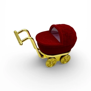 EMBALAGEM DE VELUDO FANTASIA CARRINHO DE BEBÊ 71729