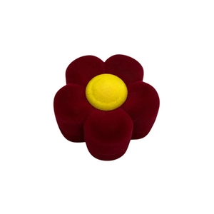 EMBALAGEM DE VELUDO FANTASIA FLOR VERMELHA 73794