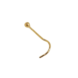 PIERCING DE NARIZ BOLINHA EM OURO 750 / N57
