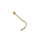 PIERCING DE NARIZ BOLINHA EM OURO 750 / N57