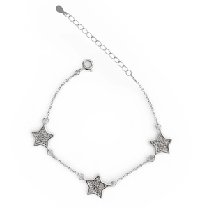 PULSEIRA PB925 CARTIE C/ 3 ESTRELAS 12MM CRAV. 50827