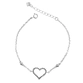 PULSEIRA PB925 CARTIE C/ CORAÇÃO VAZ CRAV. 2 ZS LATERAIS 50549