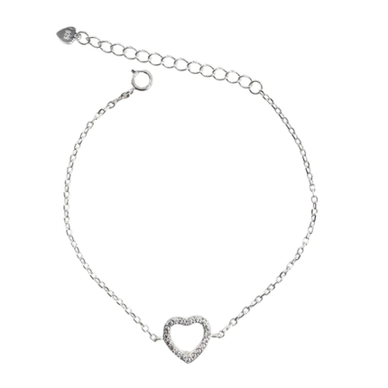 PULSEIRA PB925 ELO CARTIE C/ CORAÇÃO CRAV. VAZ 11MM 50737