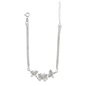 PULSEIRA PB925 GRUMET COM 3 BORBOLETAS PU-011-02