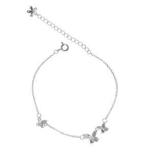 PULSEIRA PB925 CARTIE C/ 2 BORBOLETAS LISAS E 1 LISA C/ ASA NAV. 50917