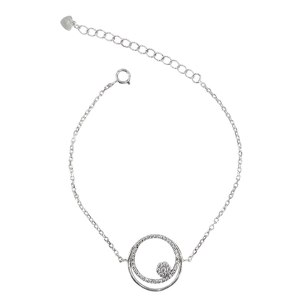 PULSEIRA PB925 ELO. CARTIE C/ CIRCULO LISO, CIRC. VAZ. CRAV. E CRAV. 4MM 50635
