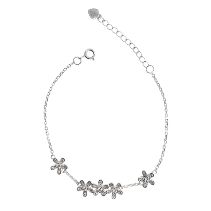 PULSEIRA PB925 ELO. CARTIE 5 FLORES CRAVEJ. 50808