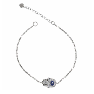 PULSEIRA PB925 CARTIE MÃO DE FÁTIMA CRAV. C/ OLHO RESINA 50535