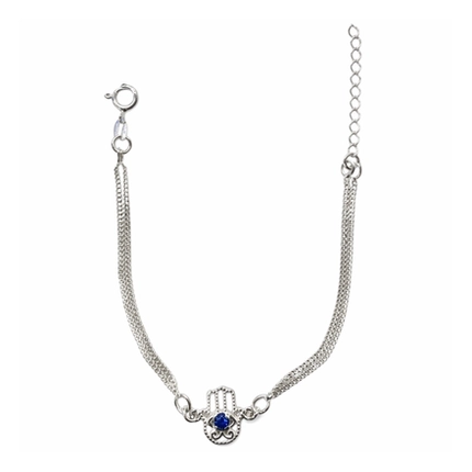 PULSEIRA PB/PE 925 MÃO DE FATIMA GRUMET PU-025-01