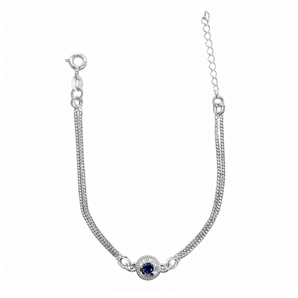 PULSEIRA PB925 CIRCULO COM PEDRA ELO GRUMET PU-002-03