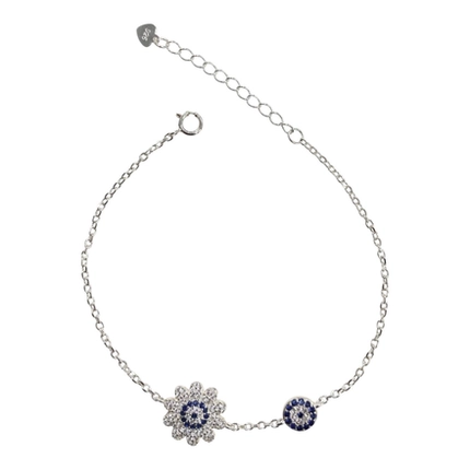 PULSEIRA PB925 ELO CARTIE FLOR OLHO GREGO CRAV. 50690