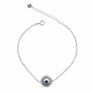 PULSEIRA PB925 MAND. OLHO GREGO 10MM BORDA CRAV. 50707