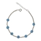PULSEIRA PB925 6 OLHO GREGO E RESTANTE DE BOLINHAS 2MM