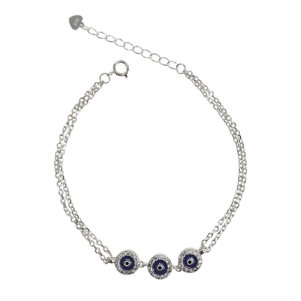 PULSEIRA PB925 ELO. CARTIE 3 OLHO GREGO C/ RES. BORDA CRAV. 50698