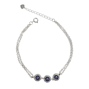 PULSEIRA PB925 ELO. CARTIE 3 OLHO GREGO C/ RES. BORDA CRAV. 50698