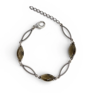 PULSEIRA P925 3 PEDRAS NAVETES E 4 NAVETES VAZ. BALI PU-039-00