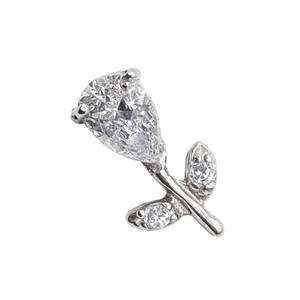 Pingente P925 Cápsula flor com caule