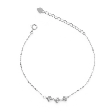 PULSEIRA PB925 CARTIE COM 3 FLORES TREVO 5-02003