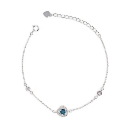 PULSEIRA PB925 CARTIE COM CORACAO PRINCESINHA CRAVEJADO 7MM 5-0136220S