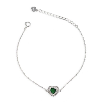 PULSEIRA PB925 CARTIE COM CORACAO PRINCESINHA CRAVEJADO 10MM 5-0061820T