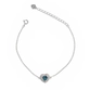 PULSEIRA PB925 CARTIE COM CORACAO PRINCESINHA CRAVEJADO 10MM 5-0061820T