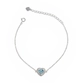 PULSEIRA PB925 CARTIE COM CORACAO PRINCESINHA CRAVEJADO 10MM 5-0061820T