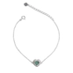 PULSEIRA PB925 CARTIE COM CORACAO PRINCESINHA CRAVEJADO 10MM 5-0061820T