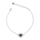 PULSEIRA PB925 CARTIE COM CORACAO PRINCESINHA CRAVEJADO 10MM 5-0061820T