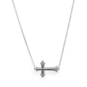 Gargantilha PB 990 Crucifixo Elo Port.  4-4681