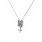 CORRENTE COM MEDALHA DE ESCAPULÁRIO PB925 40CM 230247 3,4G
