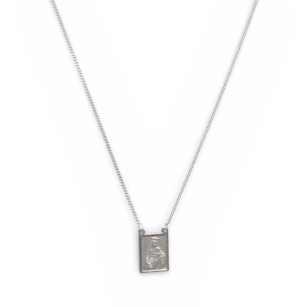 CORRENTE COM MEDALHA ESCAPULÁRIO FOSCO 40CM 230467 2,7G