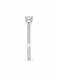 ANEL PB925 SOLITÁRIO CORAÇÃO 4 GARRAS COM ARO CRAVEJADO 7804878000