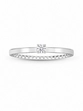 ANEL PB925 SOLITÁRIO 3MM 4 GARRAS ARO LISO 7803878000