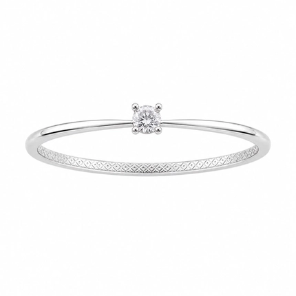 ANEL PB925 SOLITÁRIO 3MM 4 GARRAS ARO LISO 7804128000