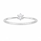 ANEL PB925 SOLITÁRIO 4MM 6 GARRAS ARO LISO 7804138000