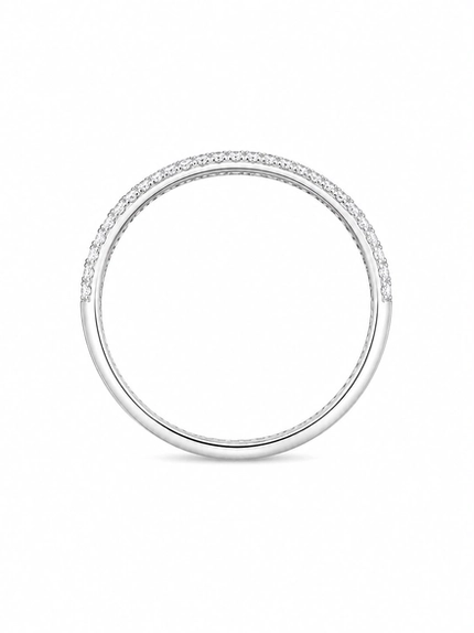 ANEL PB925 MEIA ALIANÇA CRAVEJADA 2MM 7805158000