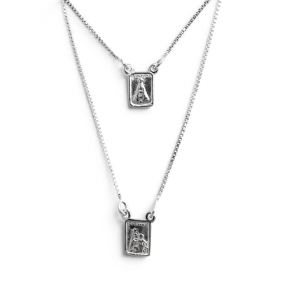 ESCAPULÁRIO PB925 VENEZIANA NOSSA SENHORA APARECIDA PP ES1231