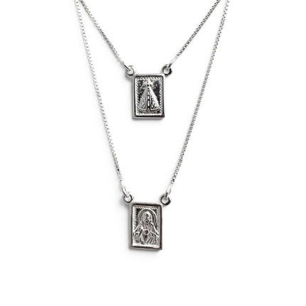 ESCAPULÁRIO PB925 VENEZIANA NOSSA SENHORA APARECIDA ES1230
